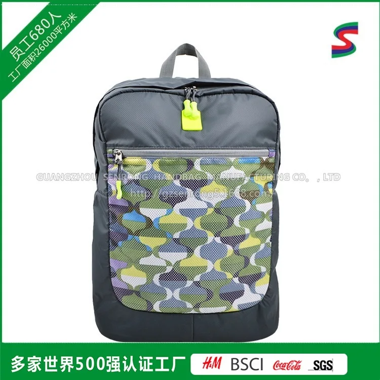 Customizable Camouflage Mesh Sports Diaper Bag Amazon Hot Sales Contrast Color Shoulder Multi-functional Backpack Customizable