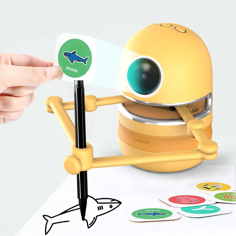 

Montessori Magic Kids Pictures Drawing Robots Technology Baby Automatic Painting Learning Art Training Machine Intelligence Toy