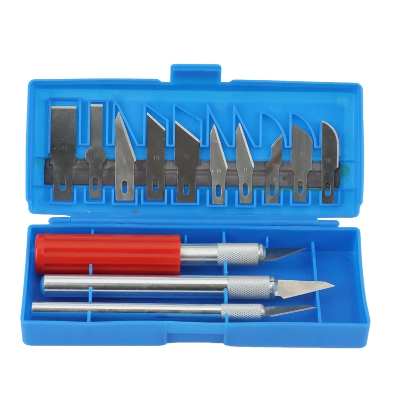 13PCS Woodworking Engraving Tool Precision Set With Cutting Blade, Used For Art Modeling Scrapbook And Sculpture central machinery band saw