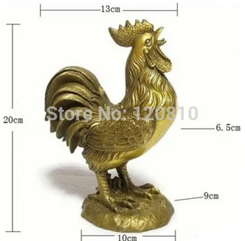 

Nice Chinese Bronze Rooster Chicken Figure Statue