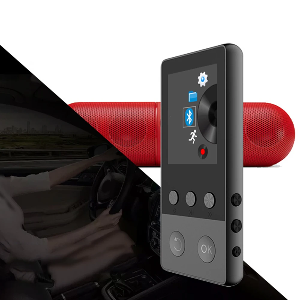 Портативный спортивный MP3 плеер без потерь звук HIFI MP4 видео Bluetooth TFT экран 8 Гб Объем памяти поддержка 64 ГБ sd-карта