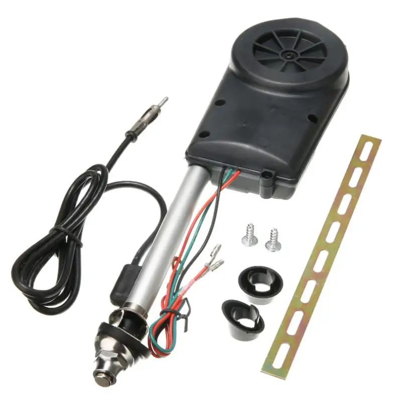 

1set Auto Car Aerial Antena Electric Radio Antenna Automatic Booster SUV Electric Power 12V FM/AM Retractable Antenna Tool
