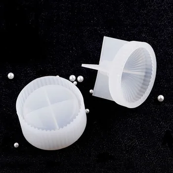 

New DIY crystal Epoxy Resin mold Storage box mold heart-shaped cut Mold jewelry Making Tools gift box silicone mold For Resin