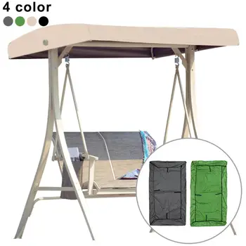 

2020 Summer Waterproof Top Cover Swing Canopy Replacement For Garden Courtyard Outdoor Chair Hammock Canopy Swing Chair Awning