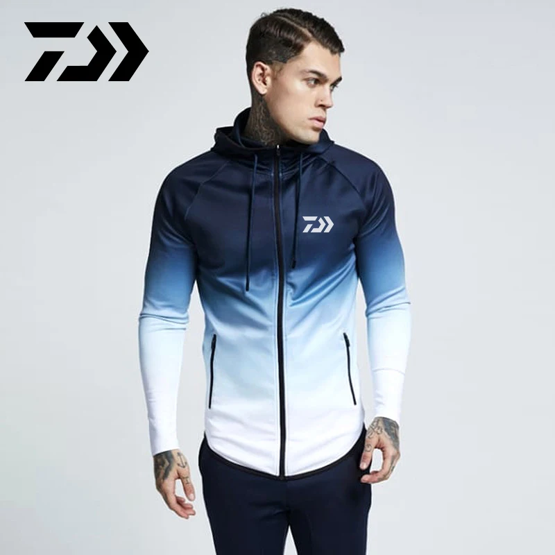 

Daiwa Fishing Hoodie Hoodies Sweatshirt Men 2020 New Spring Autumn Hooded Faces No Face Streetwear Homme Daiwa Fishing Clothes