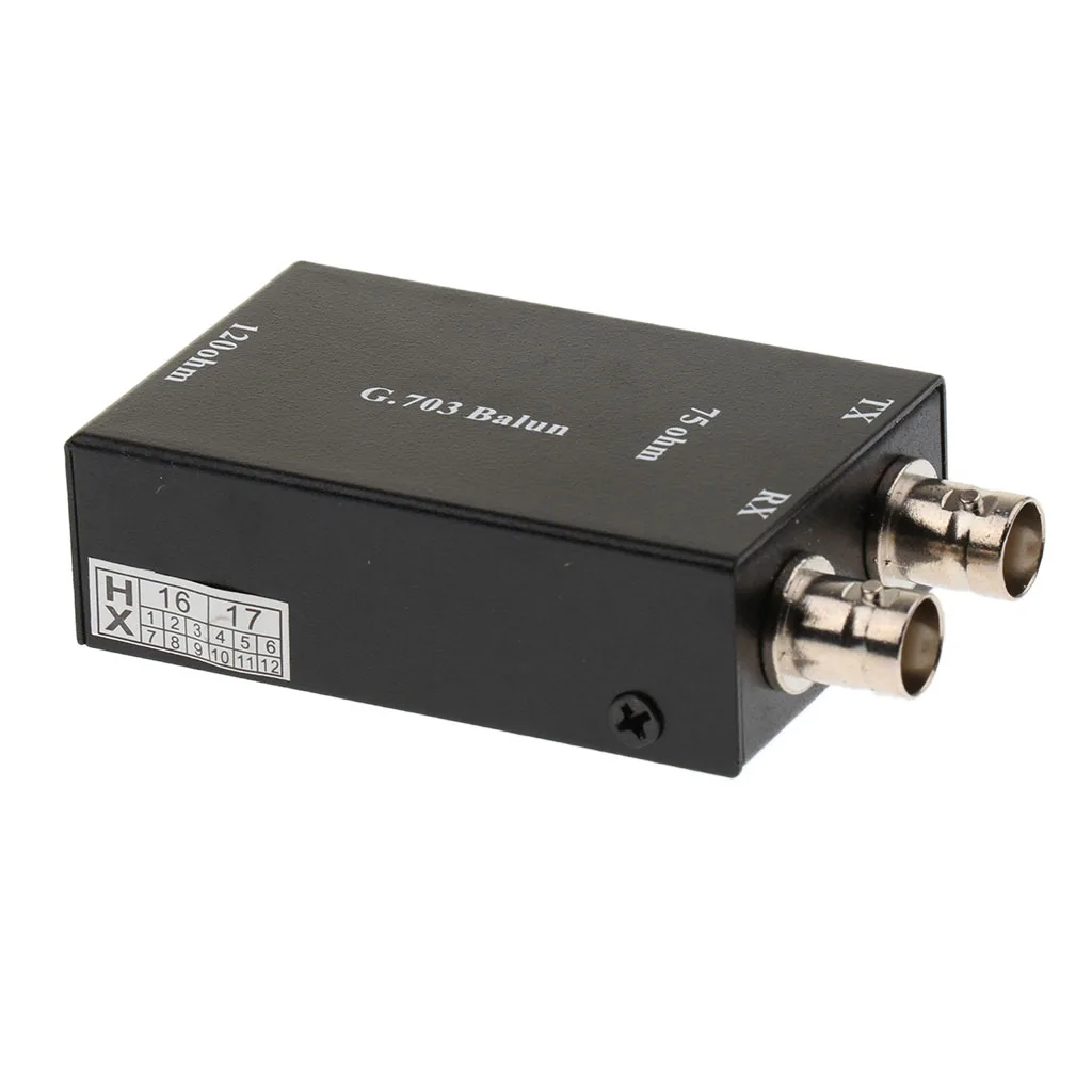 BNC Coax to RJ45 Ethernet Converter Adapter Video Baluns Data Transmission