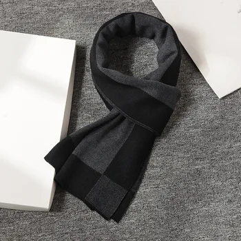 

Knitted wool scarf thickened warm scarf for men and women in autumn and winter f1028