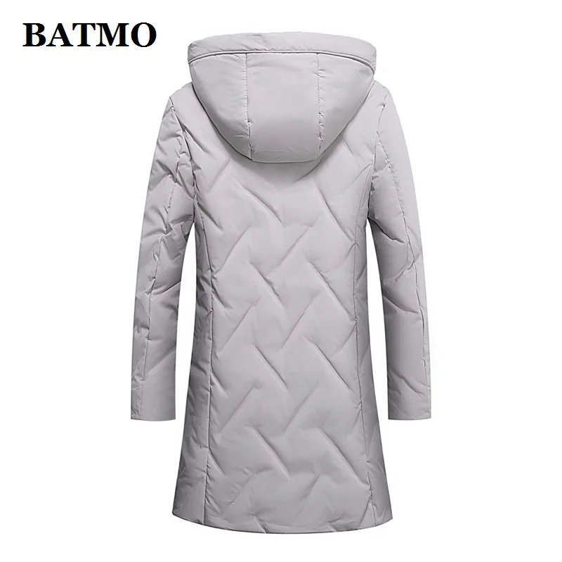BATMO Новое поступление Зима 90% белые куртки с капюшоном на утином пуху мужские зимние теплые куртки с капюшоном Большие размеры 1918
