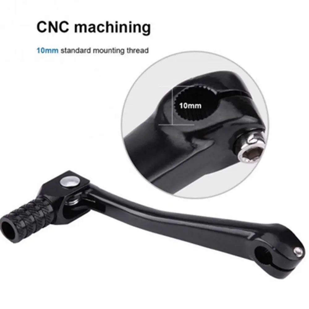 Universal Scooter Gear Shift Lever Shifter For Motorcycle Bike CNC Aluminum Black Motorcycle Accessories