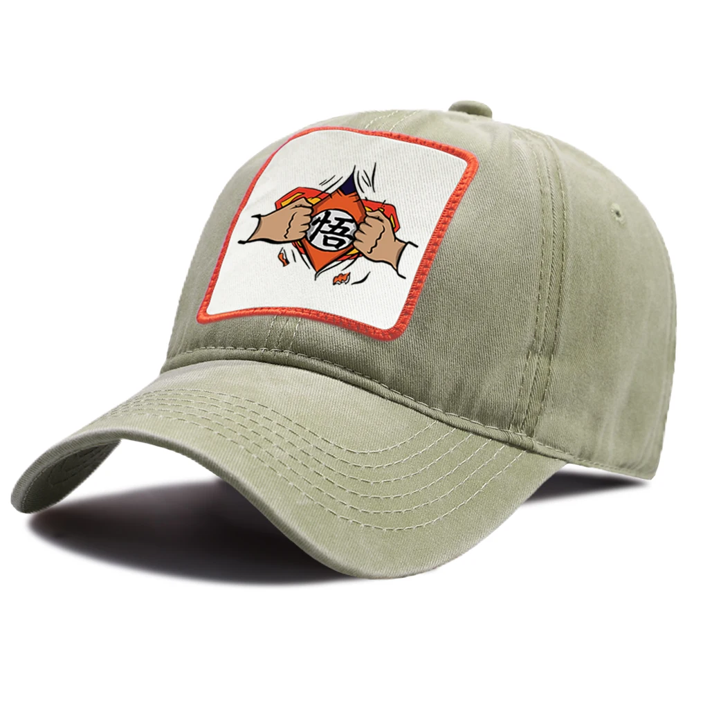 

Saiyan Dad Hats Cap Dragon Ball Z Baseball Caps Men Snapback Hat Washed Adjustable Japanese Anime Cap Kpop Women Sun Shade Cap