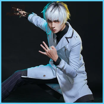

JP Anime Tokyo Ghoul Re Sasaki Haise Ken Kaneki Cosplay Costume Men Women Full Set White Halloween Party Uniform