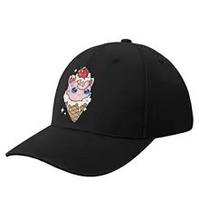 

Ice Cream Baseball Cap Bulk Orders Polyester Vintage Baseball Hat Children Hip Hop Design Cap