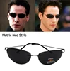 Vintage Classic Driving Ultralight Titanium Polarized Sunglasses Matrix Neo Style Rimless Aviation Sunglasses Oculos De Sol ► Photo 1/6