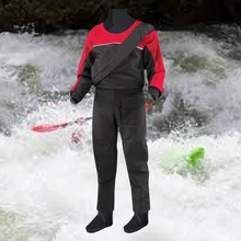 Junior Kids Youth Junior Rookie сухой костюм водонепроницаемый Гидрокостюмы спереди неопрен на молнии костюм для плавания каяк водного спорта приключения