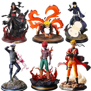 

Naruto PVC Action Figures Statue Obito Guy Kakashi Itachi kyuubi Anime Naruto Shippuden Figurine Uzumaki Naruto Model Toys Gift