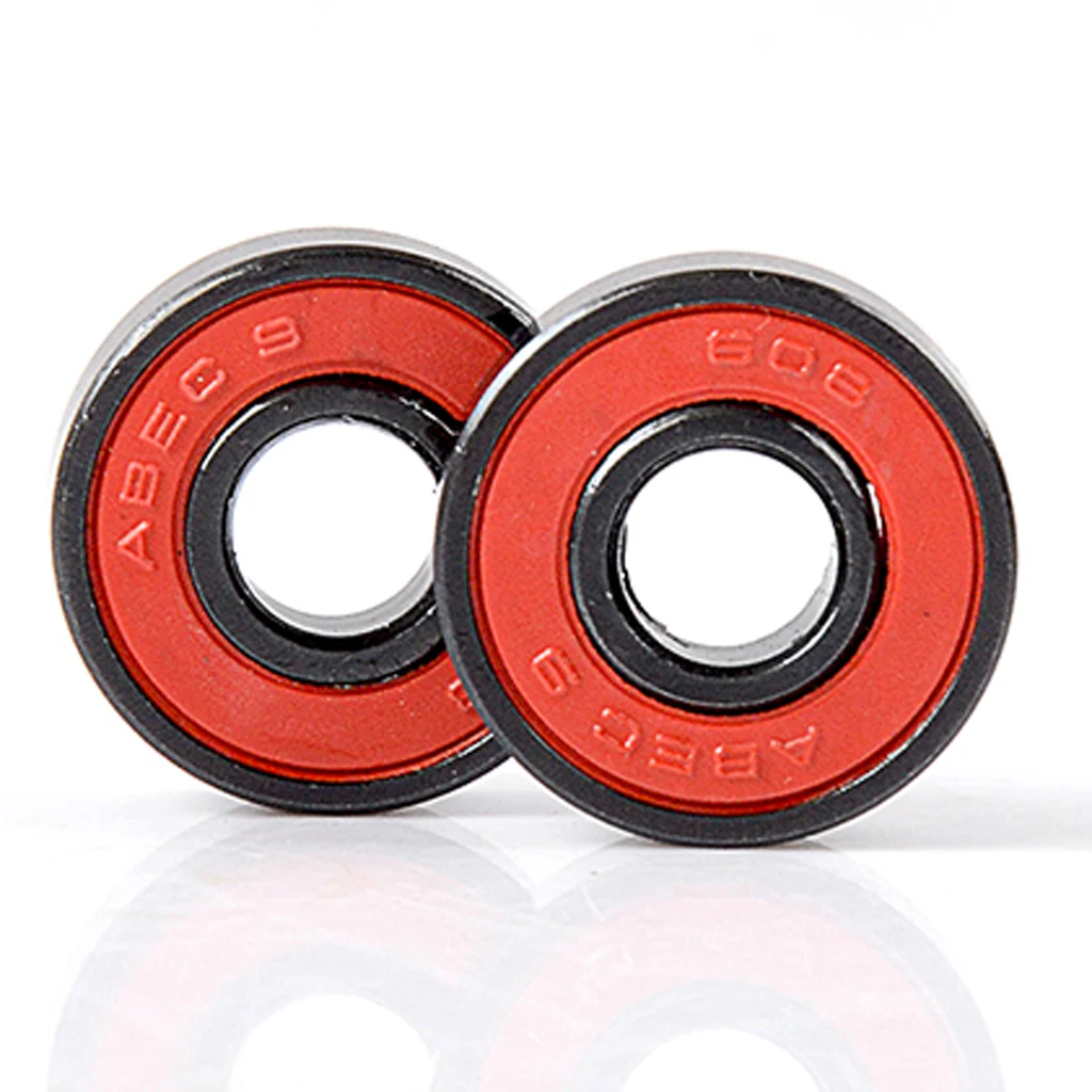 8pcs Skateboard Bearing ABEC-9 608 Skate Longboard Roller Blade Wheel Ball