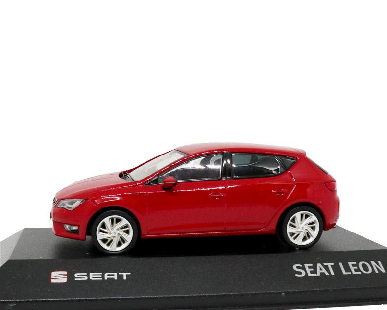 

1:43 SEAT LEON Red Alloy Diecast Model Car