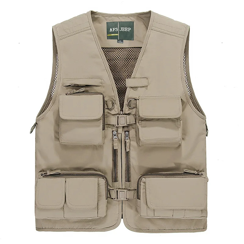 Мужские быстросохнущие сетчатые сумки, жилет большого размера, Рыболовный Жилет, сетчатый жилет, мужские