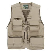 Мужские быстросохнущие сетчатые сумки, жилет большого размера, Рыболовный Жилет, сетчатый жилет, мужские