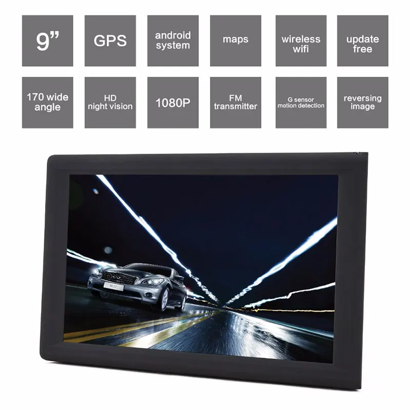Gps навигация Автомобильный gps навигатор система универсальный навигатор HD gps прямой доступ разговорный ABS 9 дюймов практичный