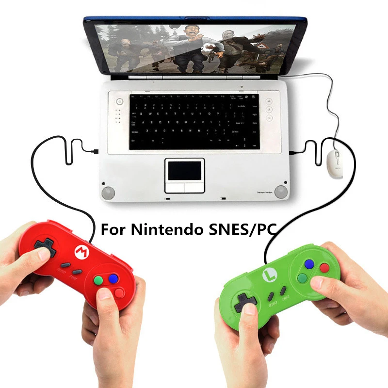 

RETROMAX USB Controller Gaming Joystick Gamepad Controller For Nintendo SNES Gamepad/Windows7/8/10/MAC Computer Control Joystick