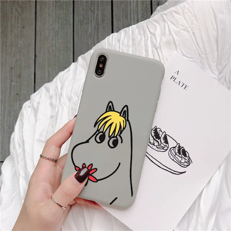 Милый чехол с аниме Moomin для huawei P30 P20 P10 Pro Lite Plus, силиконовый чехол для телефона, мягкий чехол