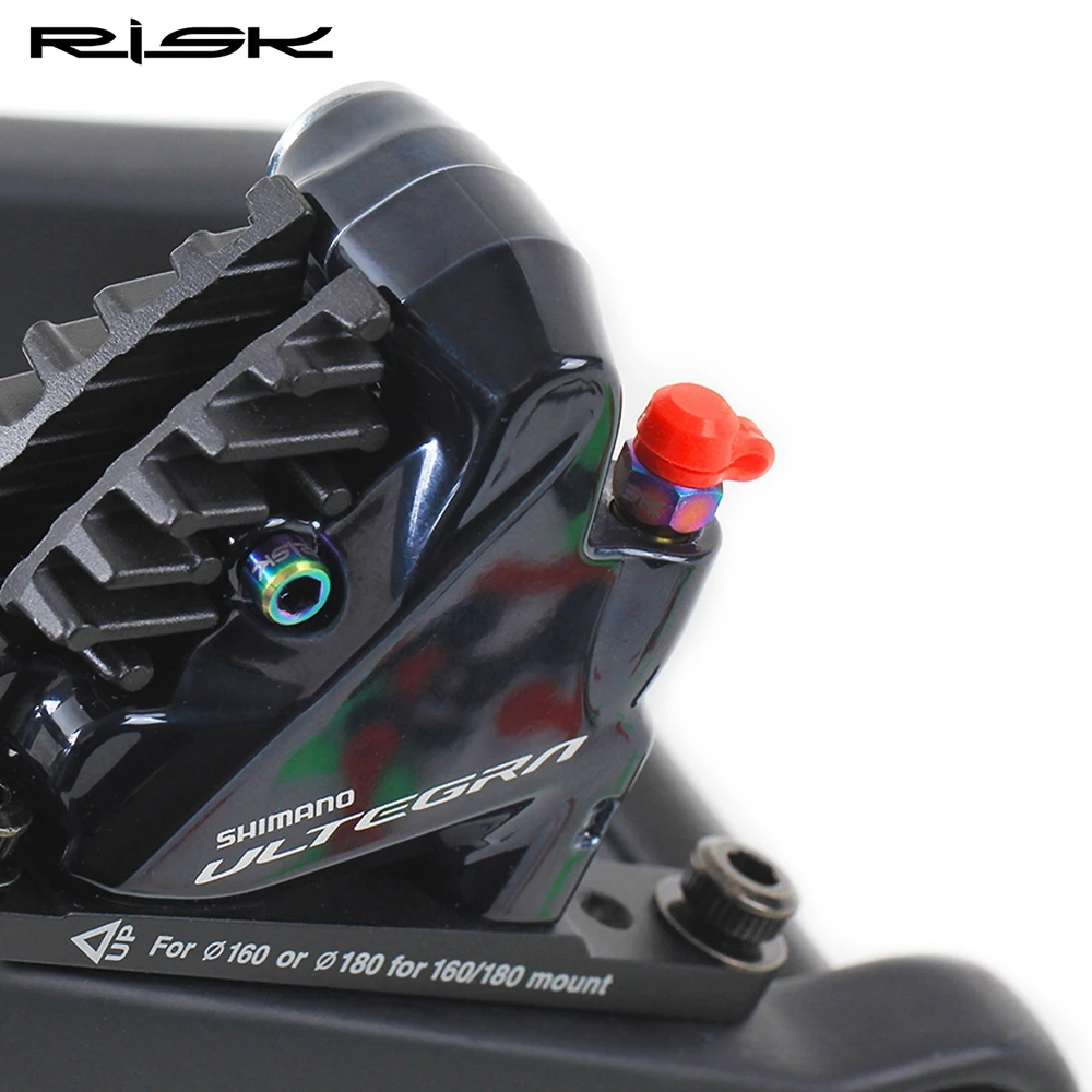 10Pcs Bicycle Oil Disc Exhaust Screw Dustproof Cap Brake Caliper Dust Cover Oil Brake Bleeder Grease Nozzle Cover Cycling Parts