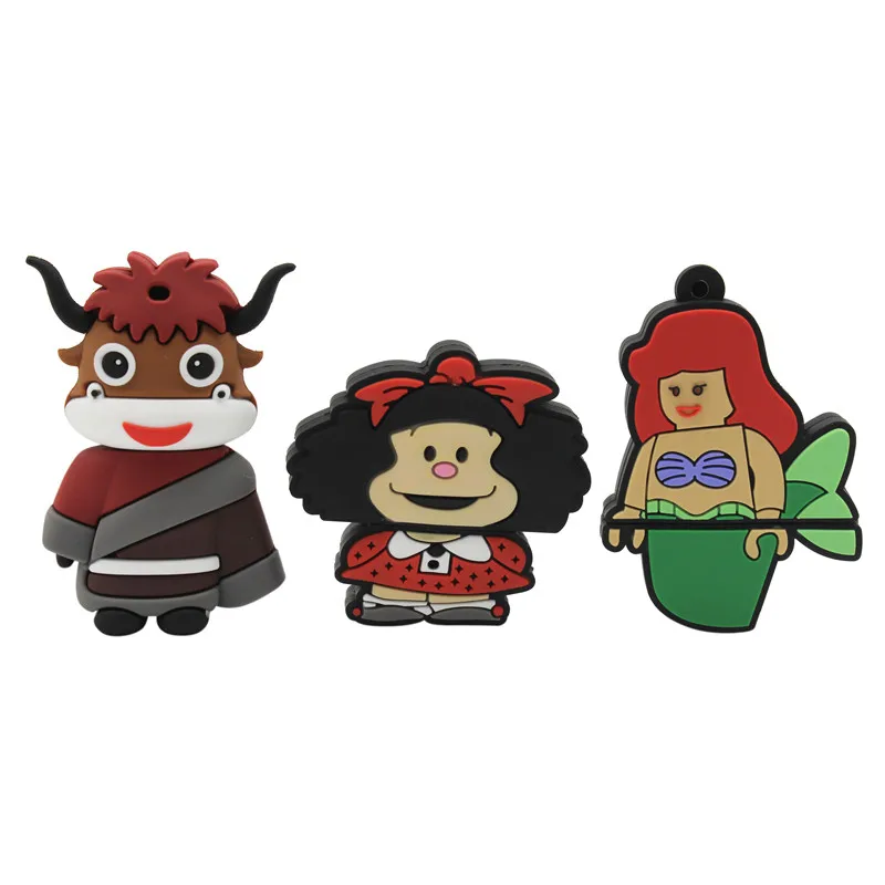 Новый usb флеш накопитель TEXT ME в виде головы дьявола русалки 4 ГБ 8 16 32 64 флэш для