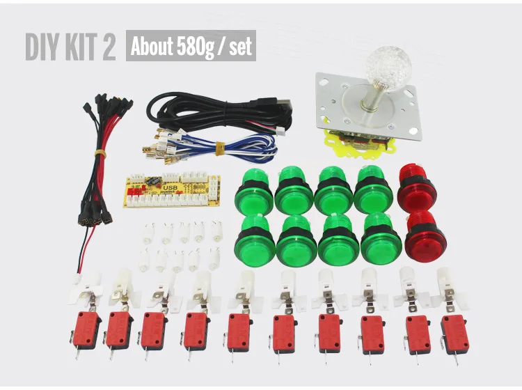 Создайте свой собственный аркадный шкаф комплект ноль задержка аркадные кнопки и Джойстики для лучших домашних аркадных машин