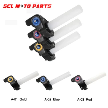 

ALconstar-Motorcycle Racing Handle Grip1/4 Quick Turn Throttle Dirt Pit Bike Motocross 7/8" Handlebar Hand Grips KTM CRF