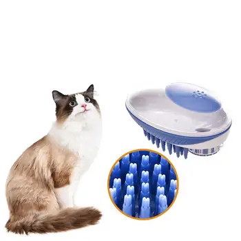 

Pet Dog Bath Brush Comb Pet SPA Massage Brush Soft Pet Supplies Shower Comb Cleaning Cats Hair Dogs Silicone Dog Tool Groom I4J7