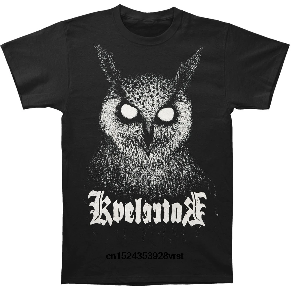 Funny men t shirt novelty tshirt women Kvelertak Bartlett Owl T-shirt |