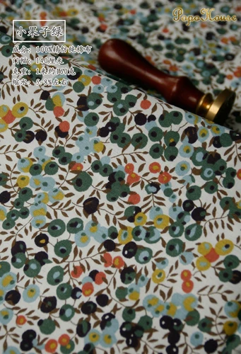 140 см x 50 см маленькая Цветочная хлопчатобумажная ткань ремесла одежда платье Лоскутная Ткань для волос Лук швейная ткань - Цвет: C