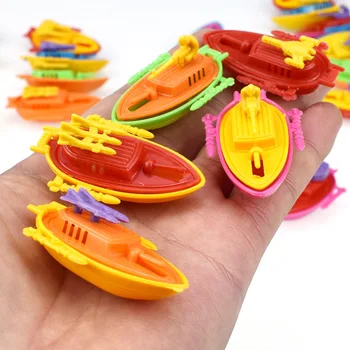 

5*3cm Plastic Colorful Boat Model Goody Bag Filler For Kids Children Gift Game Props Party Favor Holiday Toys