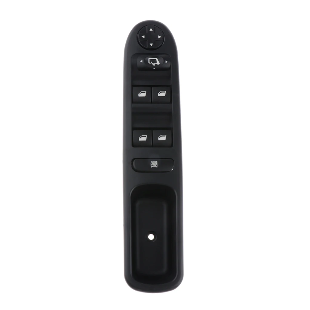 Driver Window Lifter, Mirror Switch Control Unit Replacement for Peugeot 207 Citroen, OEM:6490.EH 6554.QF96642444XT