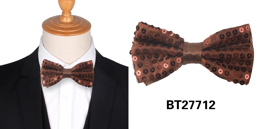 Модный галстук-бабочка для мужчин и женщин, классический галстук-бабочка с блестками для свадебной вечеринки, галстук-бабочка для взрослых, мужские бабочки, желтый галстук