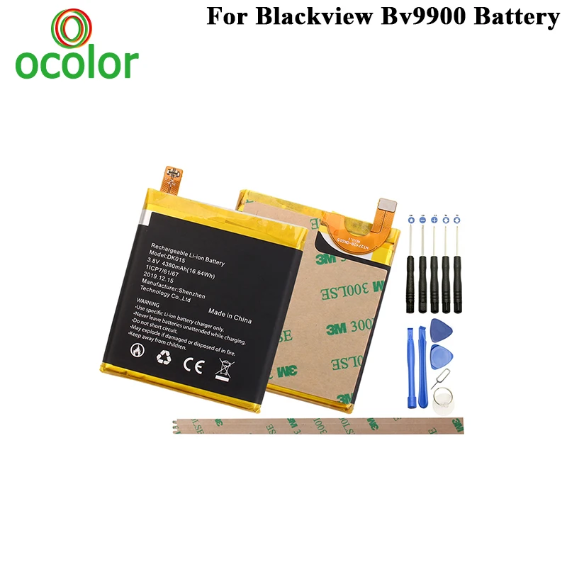 Для Blackview Bv9900 батарея 4380 мАч в сборе для запасная большой емкости с инструментами