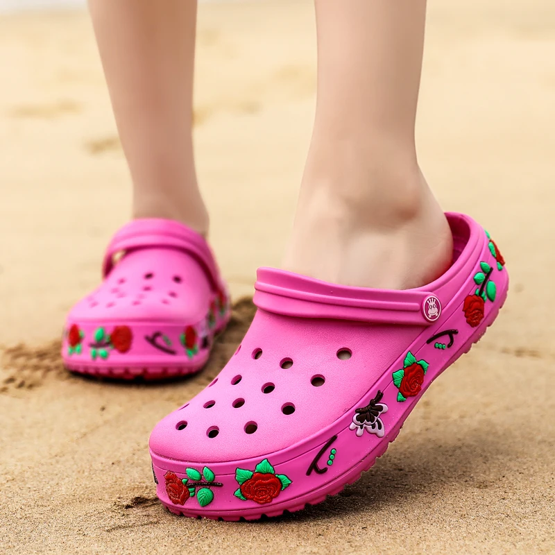 Original Classic Garden Flip Flops Quick Drying Water Shoes Women Sport Summer Beach Aqua Slipper Outdoor Sandals Graphic | Спорт и