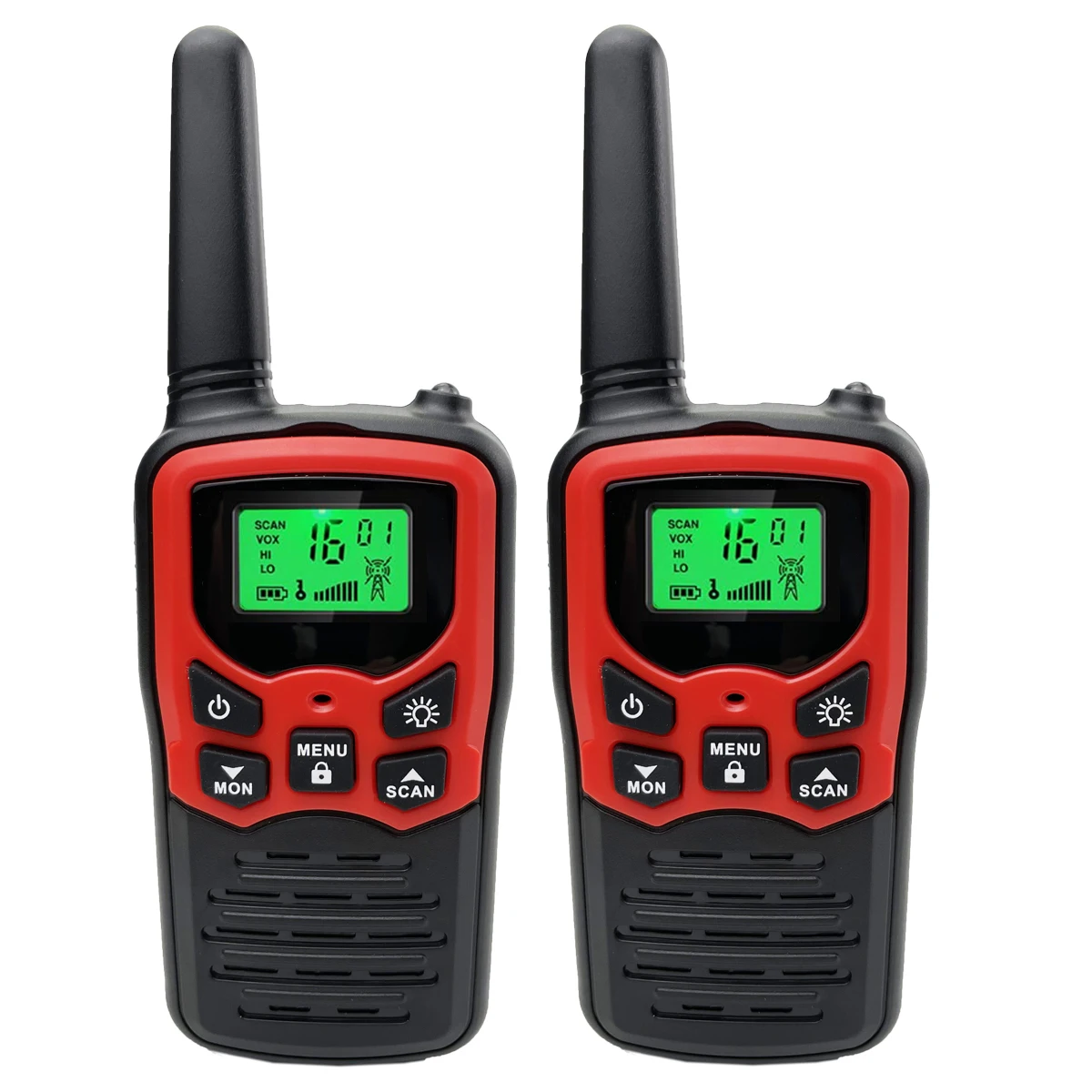 Adults Walkie Talkies Rechargeable Two-Way Radios for Adults Portable Mini 2 Way Radios with Rechargeable Battery Long Range 5 Miles 2Pack 0.5W for Outdoor Activities Camping 