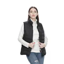 1 шт. открытый тепловой жилет пуховик USB Электрический нагрев теплый пуховик Зарядка один открытый 5 зона нагрева