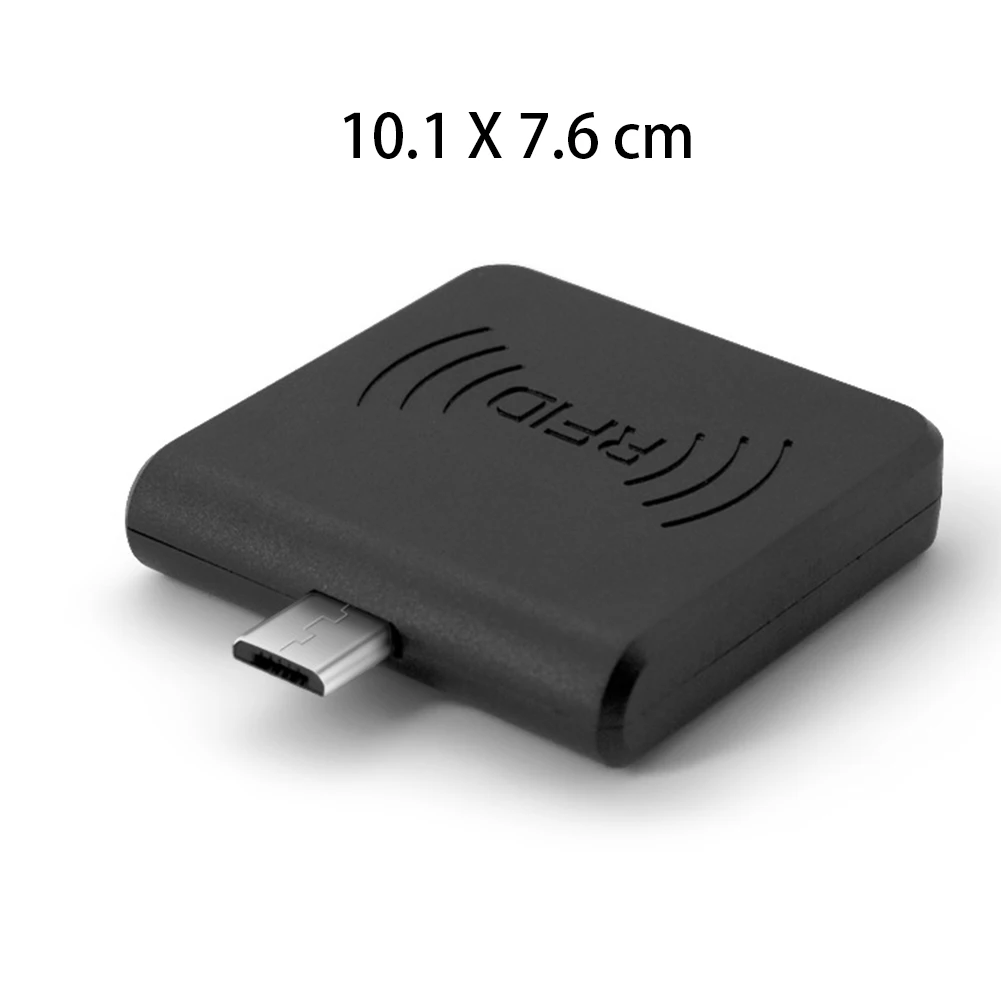 Space Saving Stable Easy To Use Black Card Reader Accurate Contactless Mini USB Interface 125KHZ Frequency Portable ABS