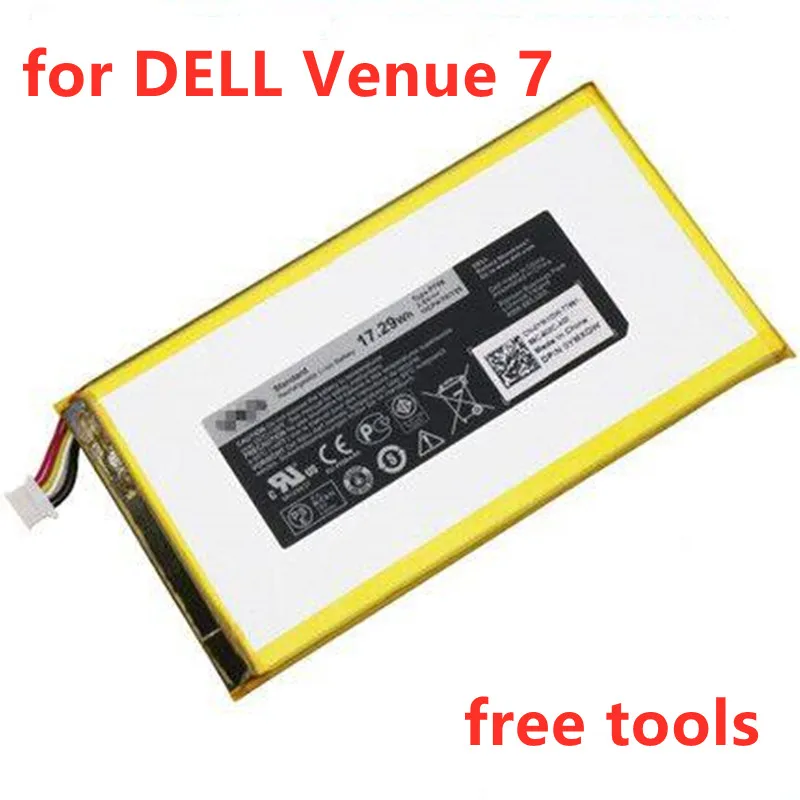 

100% NEW Original 4550mAh P708 battery for DELL Venue 7 3740 Venue 8 3840 0YMXOW 3.8V 17.29WH Tablet battery