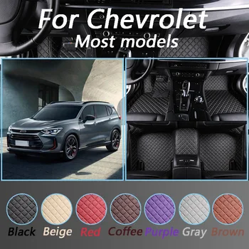 

Custom Car Floor Mats For Chevrolet Captiva Sonic Sail Spark Aveo Cruze Blazer epica Camaro Equinox Leather Interior Accessories