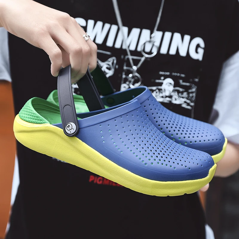 Белые сандалии WEH для мужчин и женщин трендовые босоножки с граффити