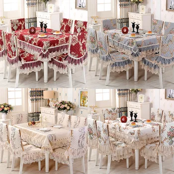 

High grade Luxury Europe Lace Floral embroidery Lace Tablecloth Round Tablecloth For Wedding Table Cloth tea tablecloths G2