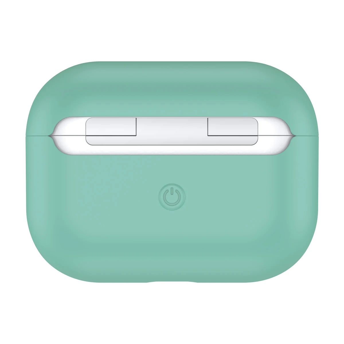 20-mint gteen Ультра-тонкий Разделение силиконовый чехол для AirPods Pro защитный кожного покрова - Цвет: 20-mint gteen
