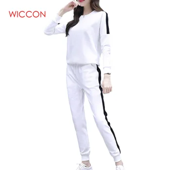 

Women's Clothing Plus Size Tracksuits Female Casual Sweater Trousers Two-piece Sweatshirt Women's Sets