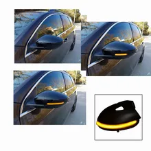 For VW Passat B7 CC Scirocco Jetta MK6 EOS LED Side Wing Rearview Mirror Indicator Blinker Dynamic Lamp Turn Signal Light led side wing rearview mirror indicator blinker repeater dynamic turn signal light for vw passat b7 cc scirocco jetta mk6 eos
