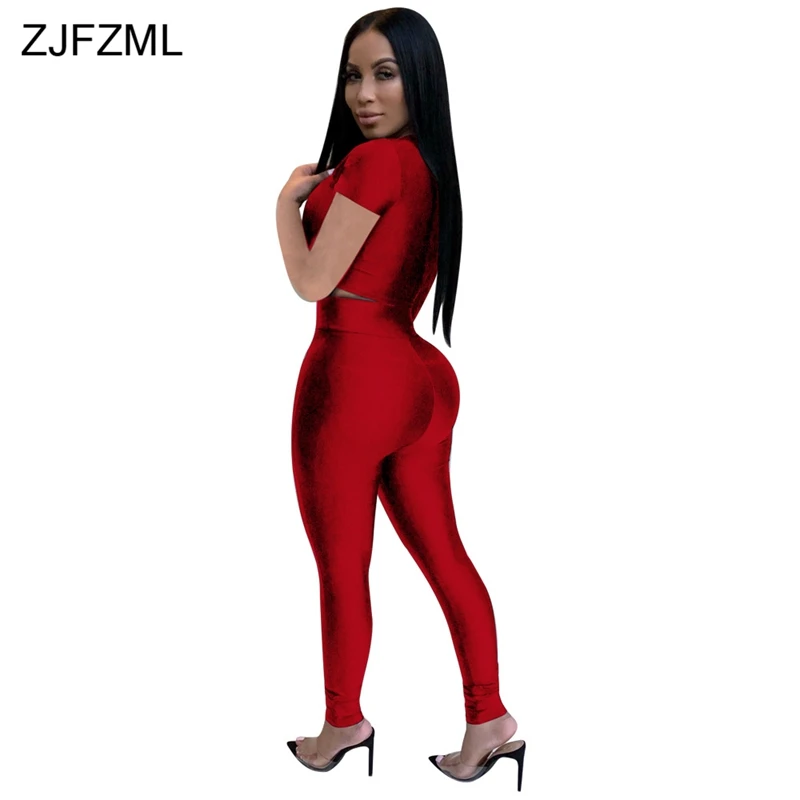 Женский фитнес спортивный комплект из двух предметов с буквенным принтом