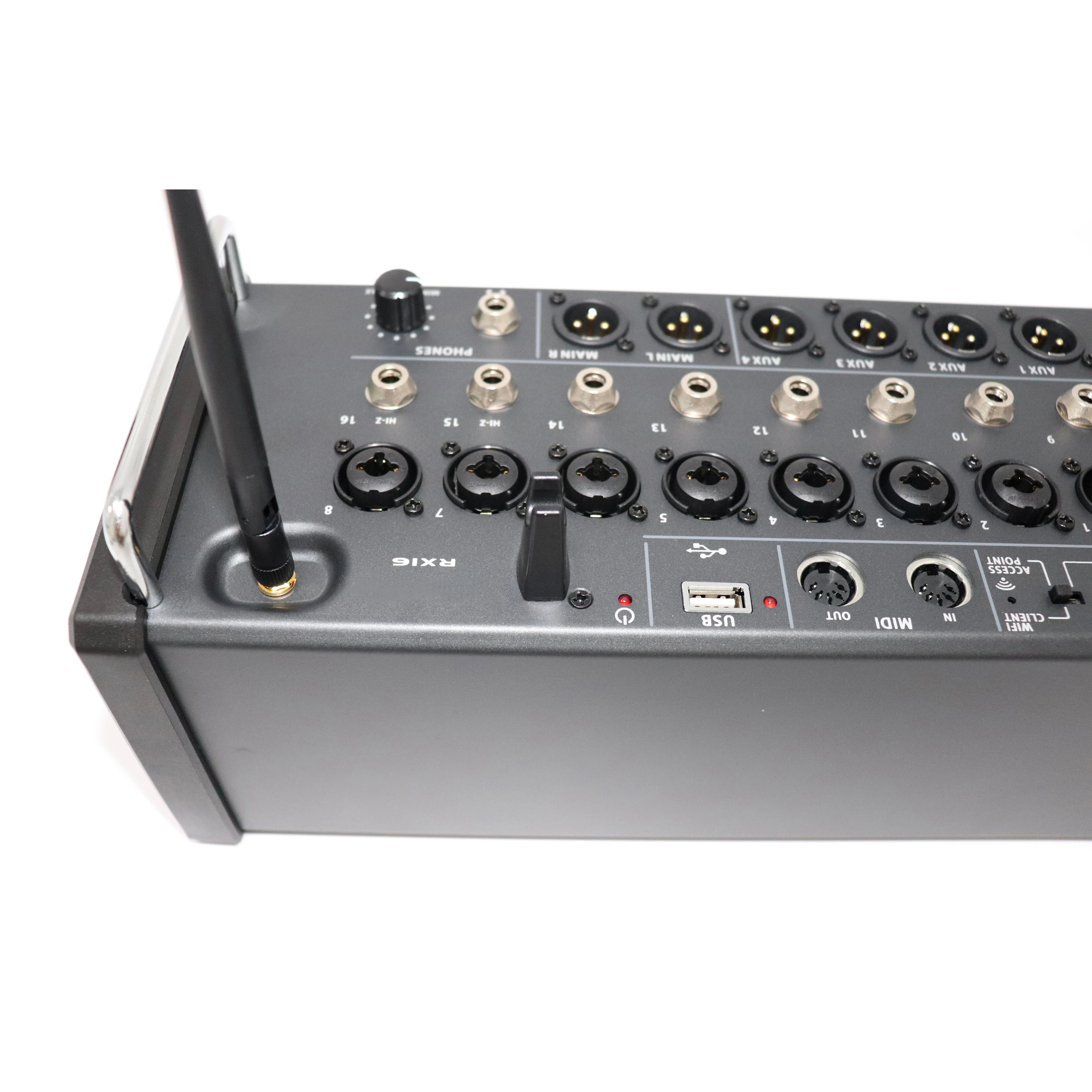 Leicozic XR16 X AIR 1:1 16 Input Digital Mixer For Ipad/Android Tablets Integrated Wifi & USB Stereo Recording Mixing Console